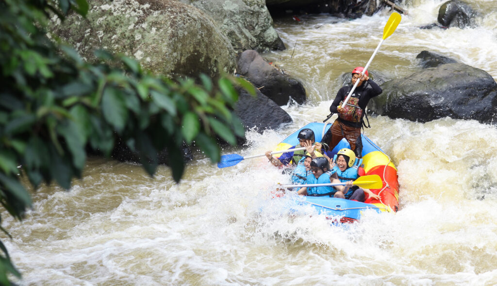 rafting on the Cagayan de Oro Rive